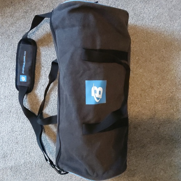 Bodybuilding Brand Canvas Duffle Bag Unisex - Picture 2 of 9